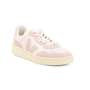 VEJA Light Pink Made In Brazil Leather V 90 Sneakers